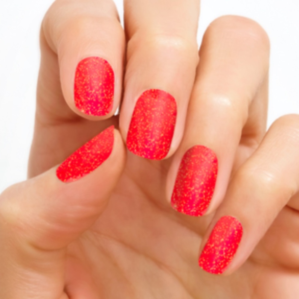 *Retired, HTF* Color Street: Coral Coast | Orange Gold Glitter Summer Beach - Picture 12 of 12
